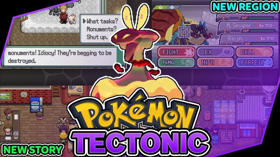 Pokemon Tectonic: New region, new story