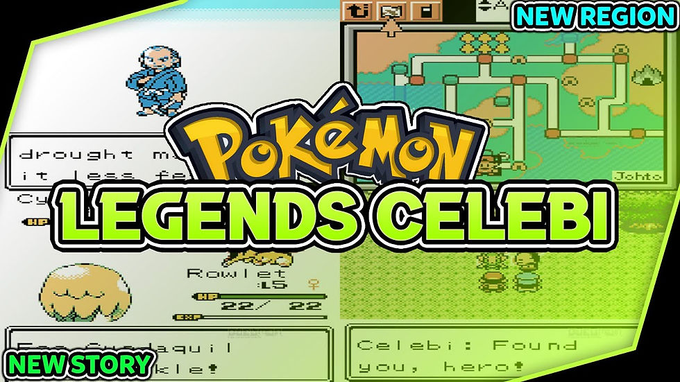 Pokemon Legends Celebi game cover: New story and region