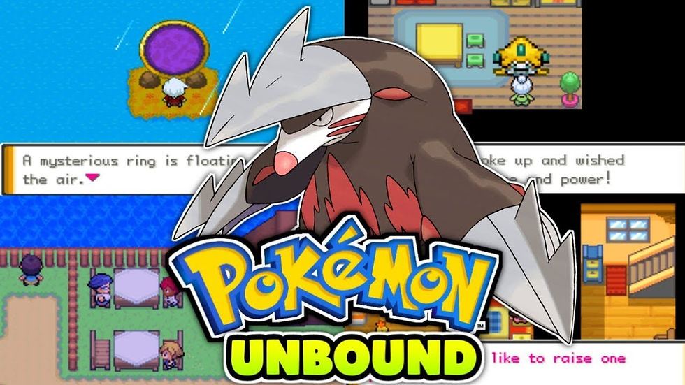 Pokémon Unbound gameplay: mysterious ring, powerful Pokémon