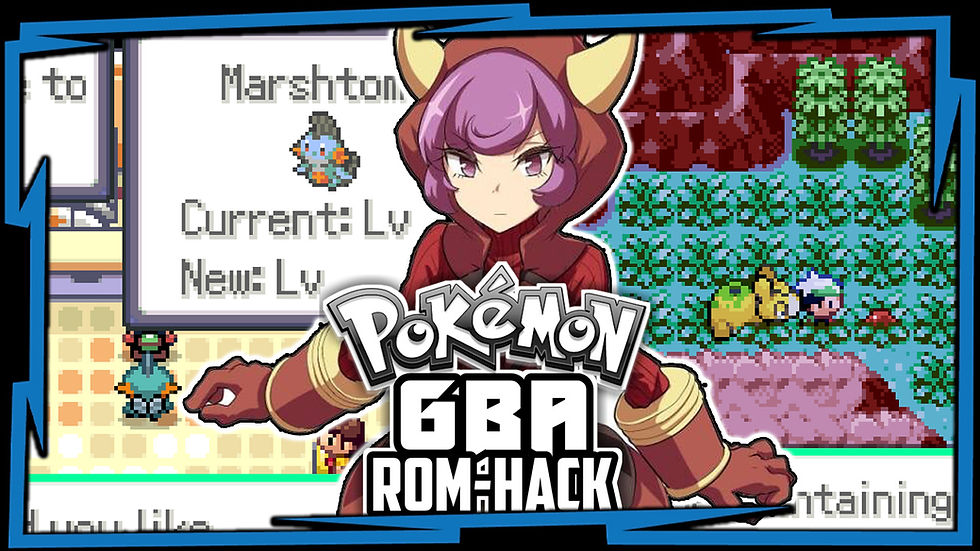 Pokémon fan game: anime-style character, pixelated battle