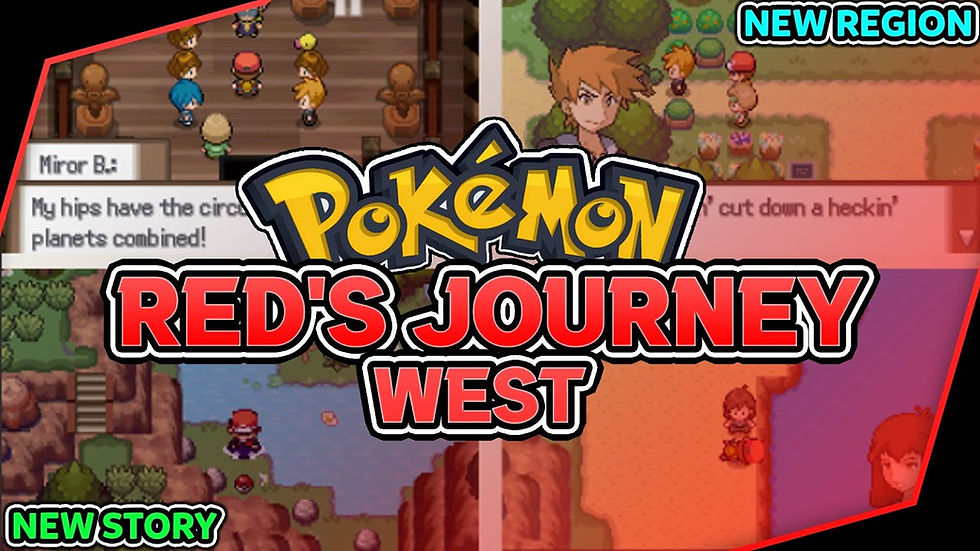 Pokémon fan game: anime-style character, pixelated battle