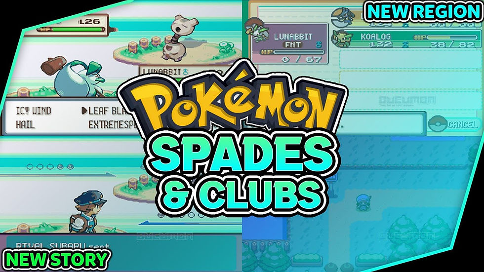 Pokémon Spades & Clubs: New region, new story