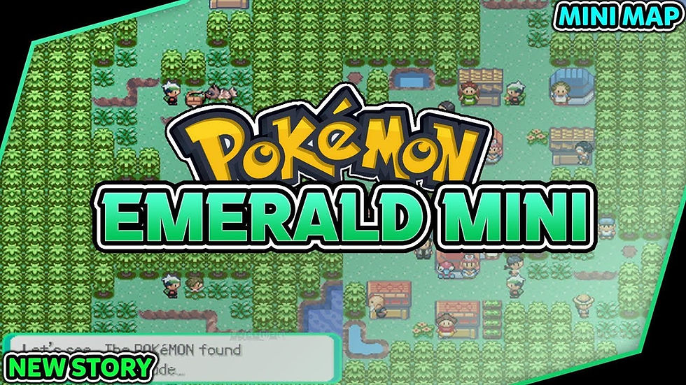 Pokémon fan game: anime-style character, pixelated battle