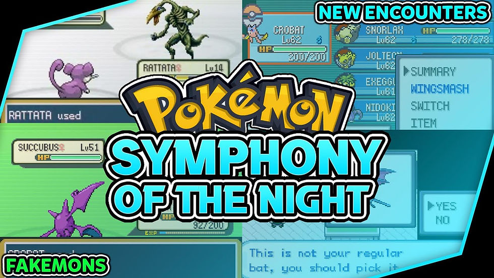 Pokémon Symphony of the Night: Fakemons, New Encounters