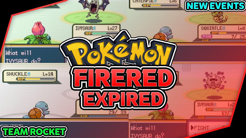 Pokémon fan game: anime-style character, pixelated battle