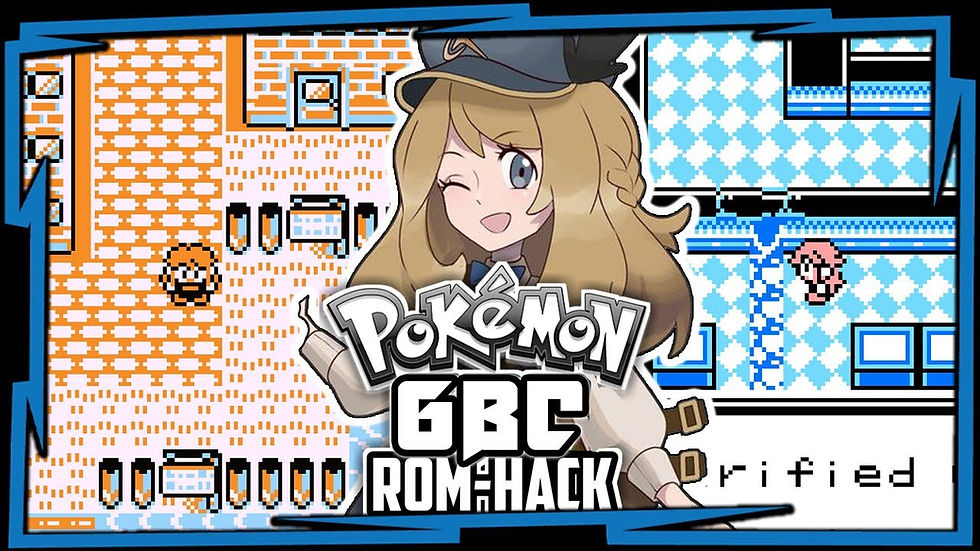 Pokémon fan game: anime-style character, pixelated battle