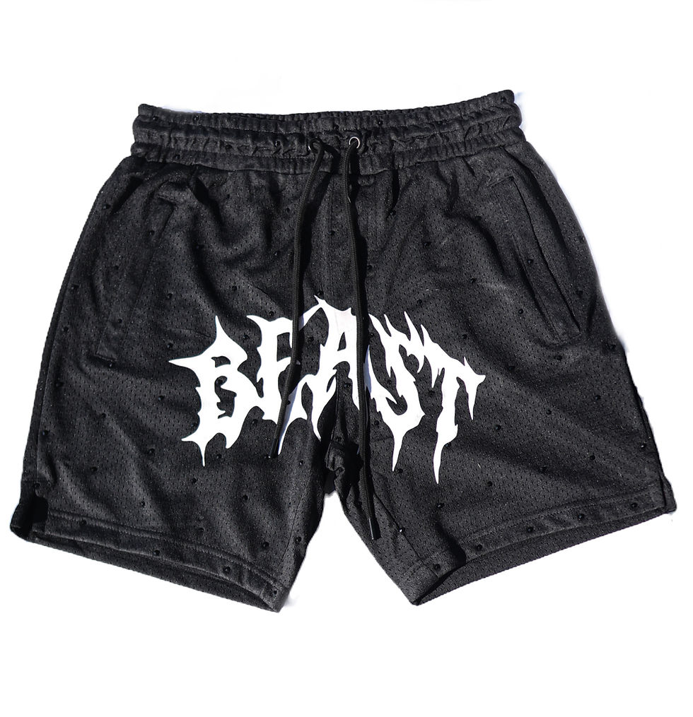 Beast Mode Shorts (white)