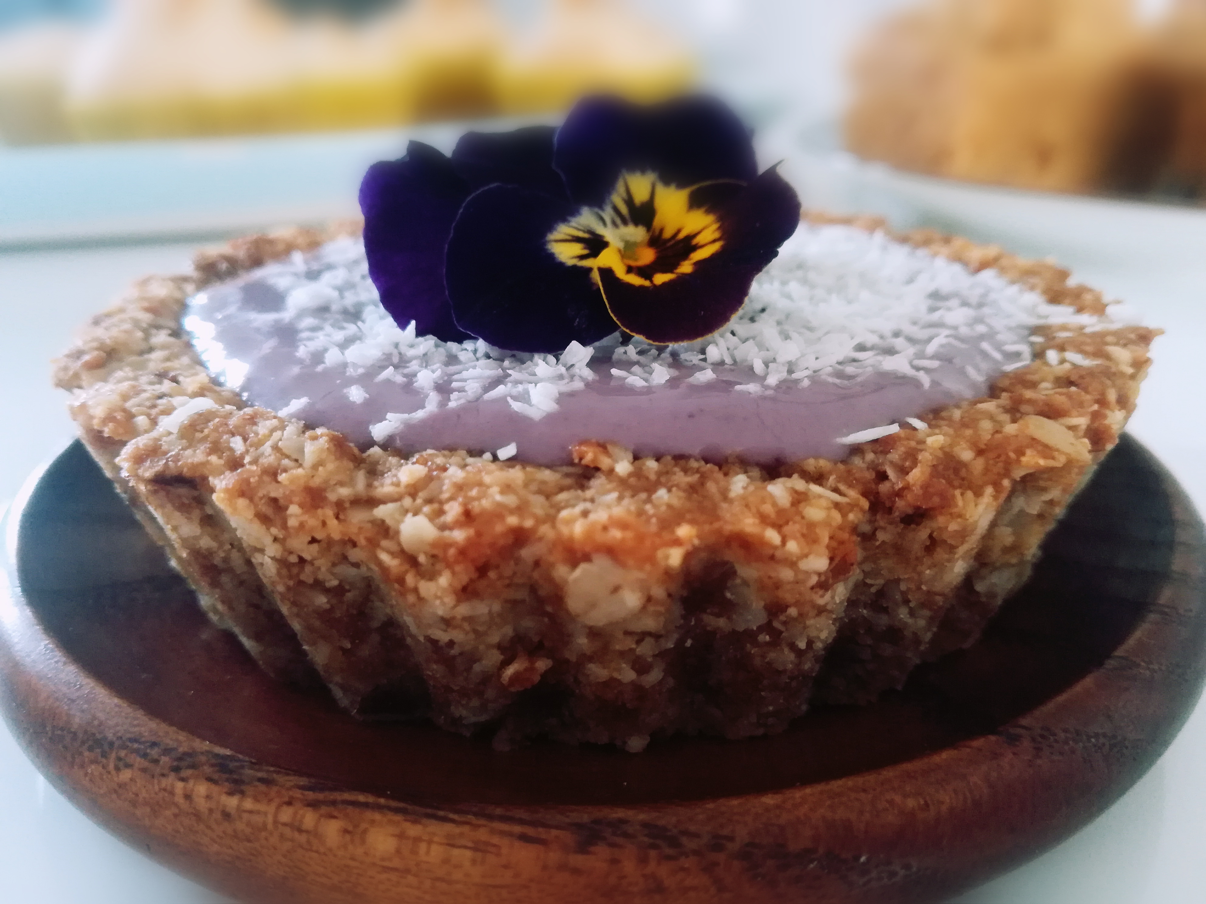 Tartelette crue à la crème d'açai