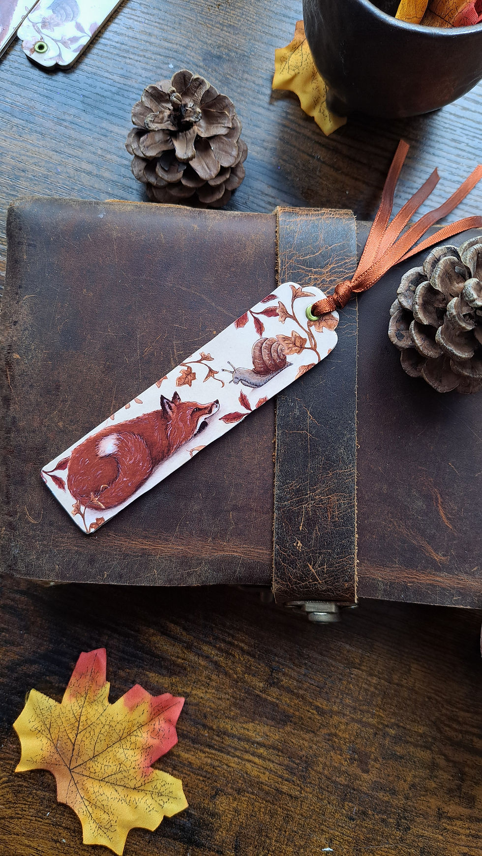 Miniature : Marque page en bois Le renard
