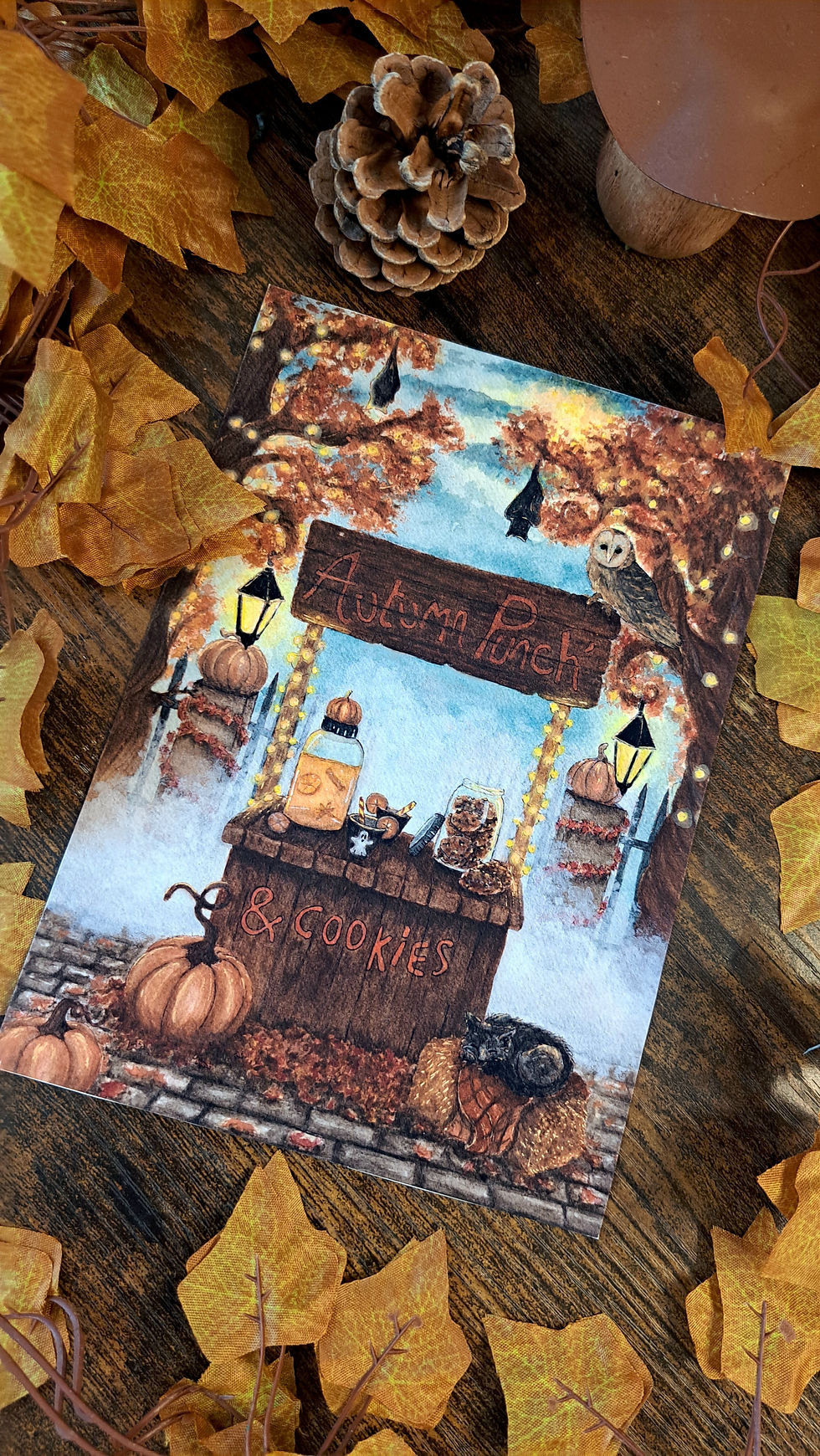 Miniature : Illustration le stand d'automne