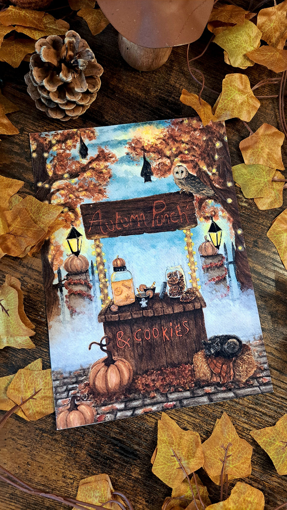 Miniature : Illustration le stand d'automne