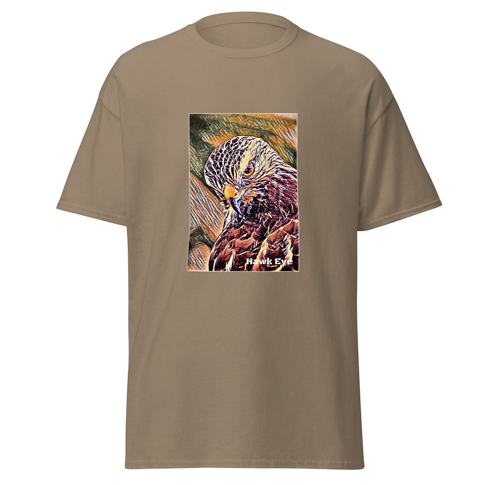Thumbnail: "Hawk Eye" Unisex classic tee original photo art from BCPix.com