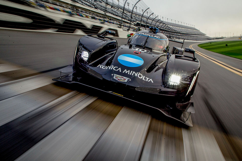 A super slow shutter speed at the start-finish line gives an almost 3 dimensional effect to this photo. (Photo by Brian Cleary/bcpix.com)