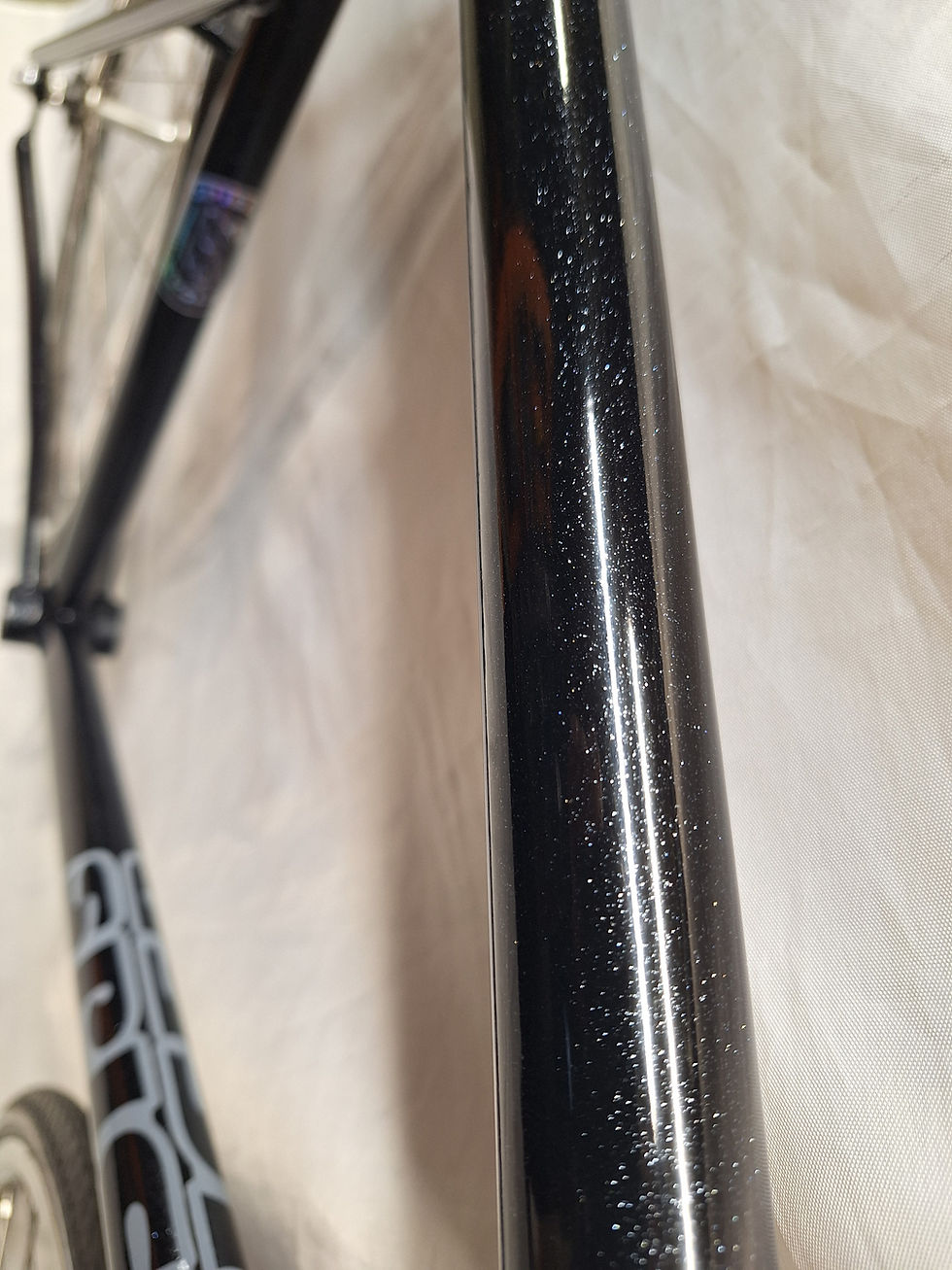 Thumbnail: 56 cm Steel Track Frameset, slight low pro