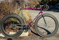 fixed gear frame fixed gear frameset track frame track frameset pursuit frame track forks bike parts aluminum track frame custom track frames custom steel and aluminum track frames made in USA powder coating evansville welding single speed tracklocross triple triangle fixed gear parts