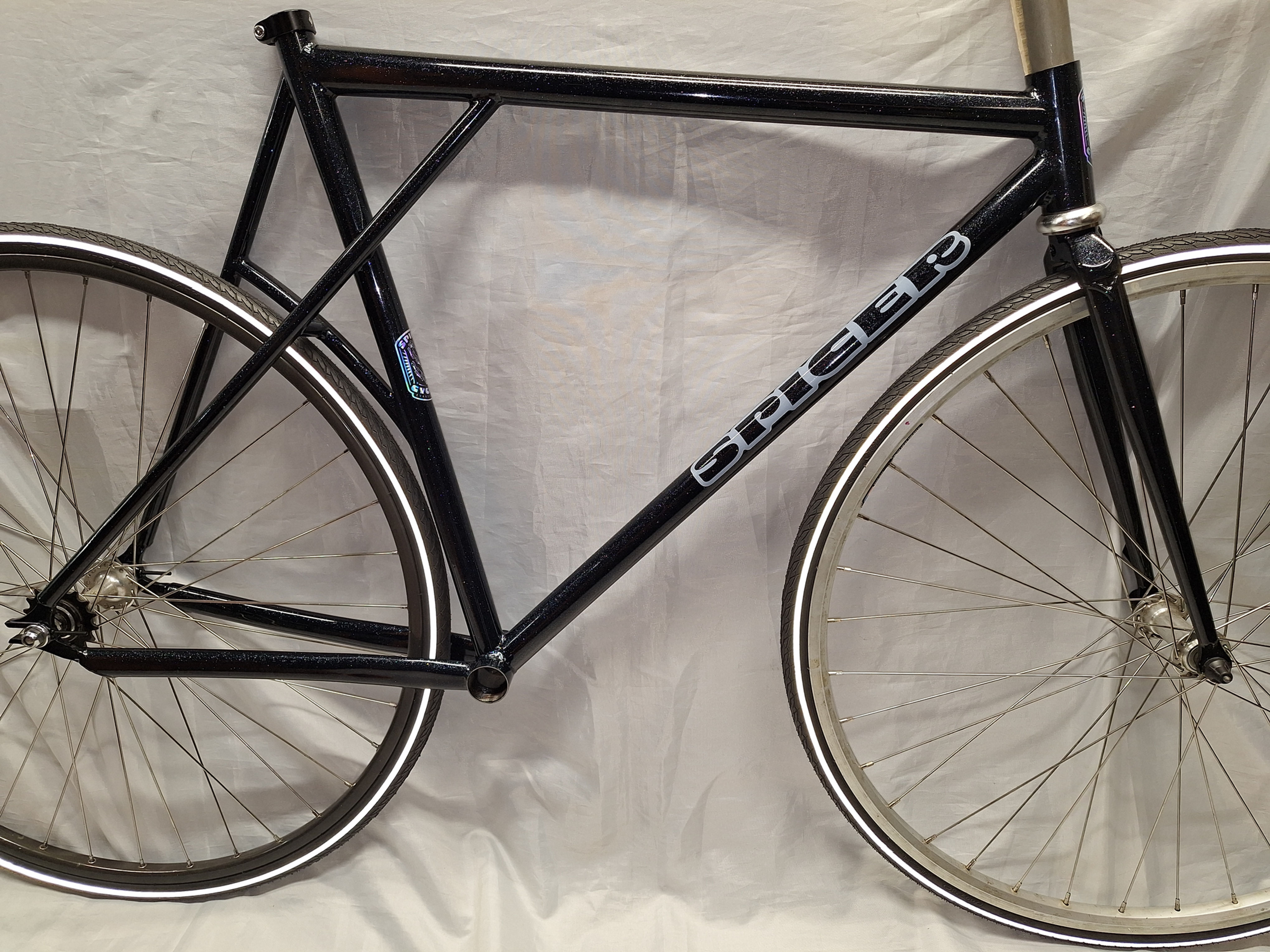 56 cm Steel Track Frameset, slight low pro
