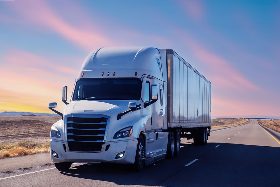 Semi Truck on Highway, Trucking in USA_.jpg