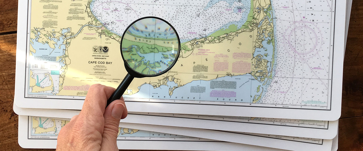 Nautical Chart CorkBacked Hardboard Placemats Pickering Company