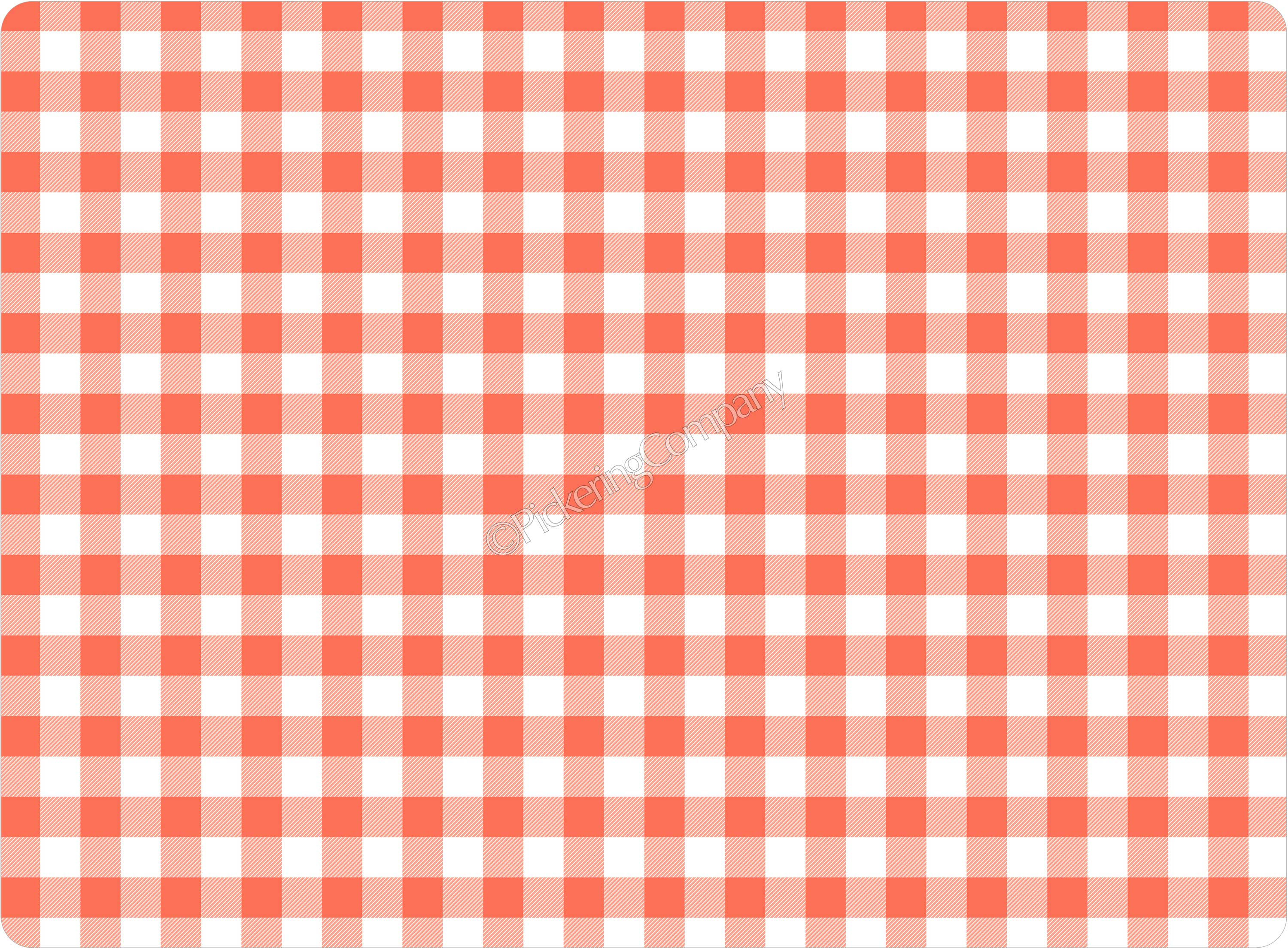 'Red Checked Gingham' Placemat