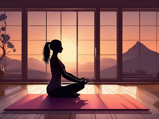 A woman sitting taking time to herself