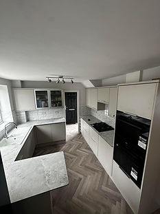 Modern kitchen with sleek design