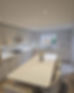 Modern kitchen with island table