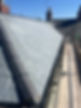 Slate roof under construction