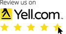 Review us on Yell logo