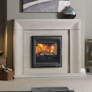 Purevision 5kW Wide Inset Stove in Wave