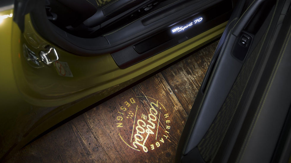 Porsche Heritage Welcome Light