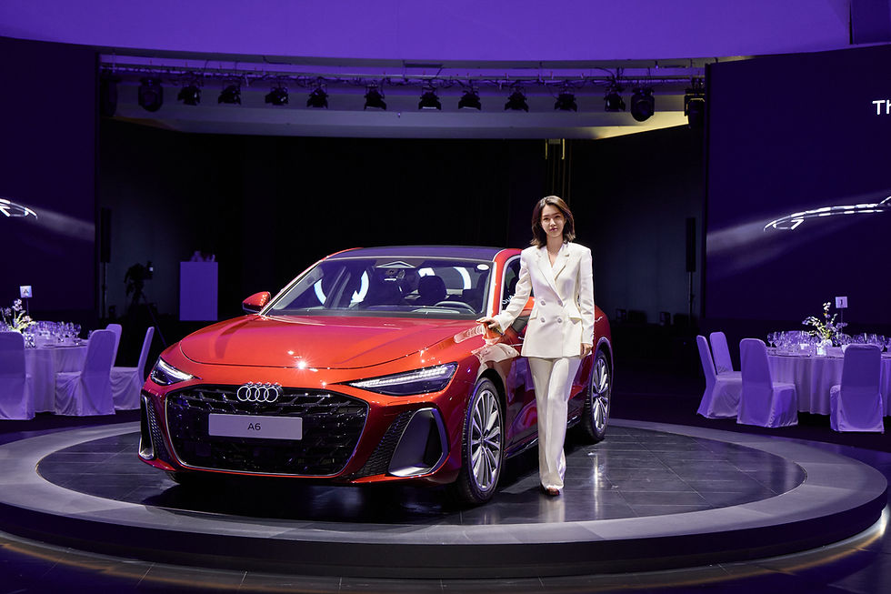Broadcaster and former announcer Kang Ji-young, selected as the brand ambassador for the new Audi A6