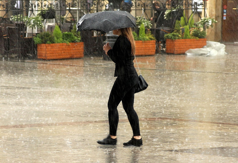 heavy rainfall