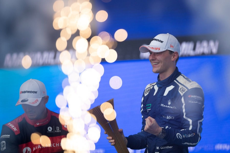 Maserati MSG Racing Maximilian Günther in Jakarta