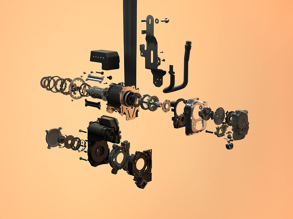 Volvo EX60 Multi Adaptive Safety Belt