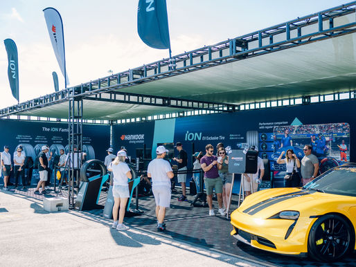 Hankook Tire takes parts in Electrify Expo 2025.