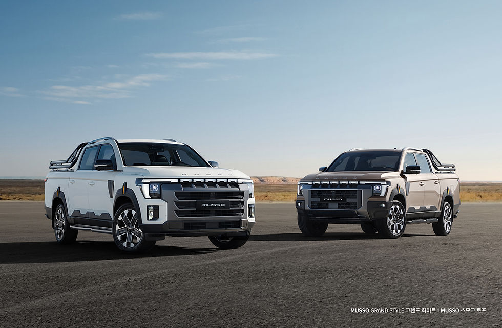 KGM Confirms 'Musso' as the Official Name for Q300 Pickup Truck