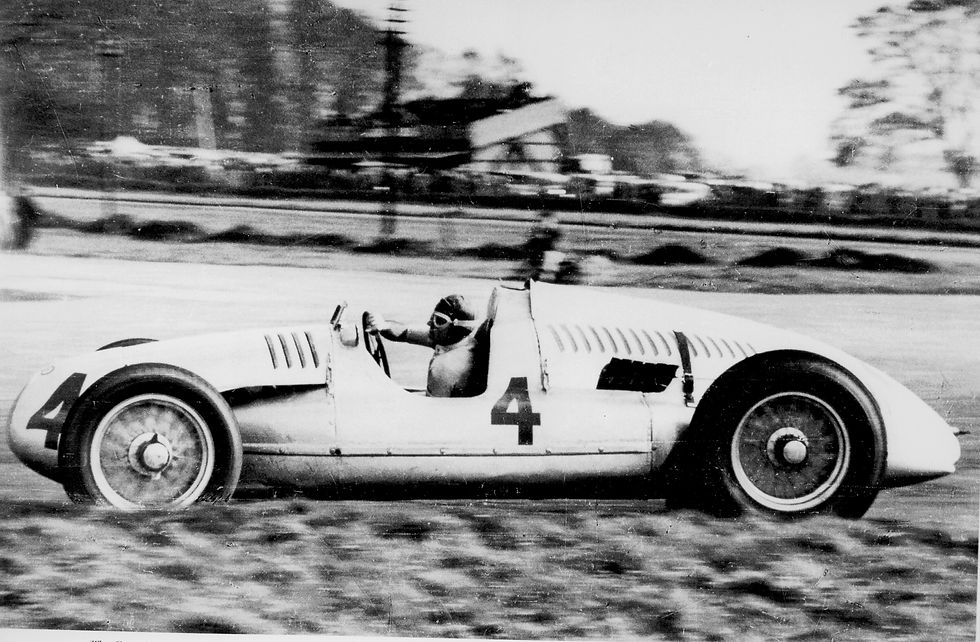 Tazio Nuvolari, legendary motorsports driver of the Auto Union