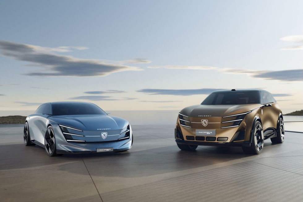 Peugeot Concept 6(L), Concept 8(R)