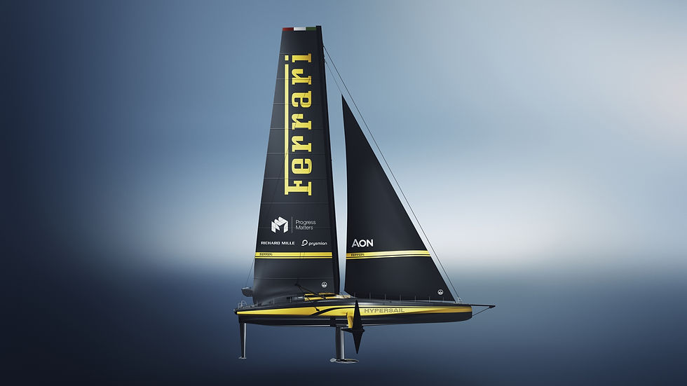 Ferrari Hypersail's New rivery