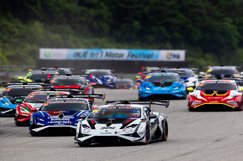 Lamborghini Super Trofeo at Inje, program of teh Gangwon international Motor Festa(2025)