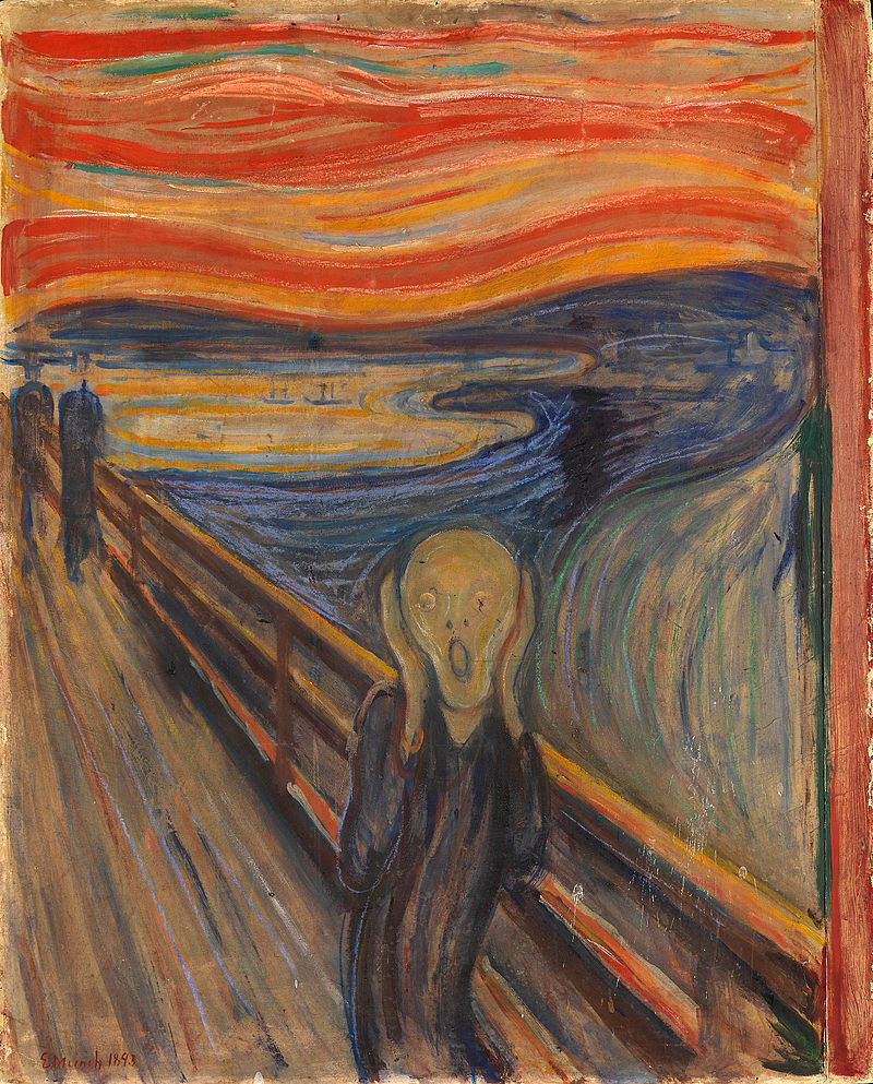 "L'urlo" di Edvard Munch