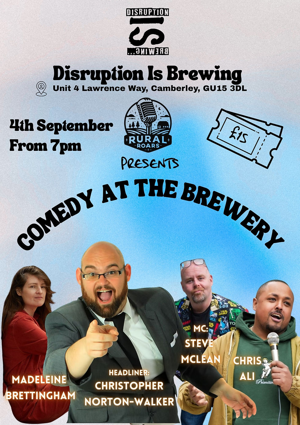 Comedy Night - DisruptionIsBrewing