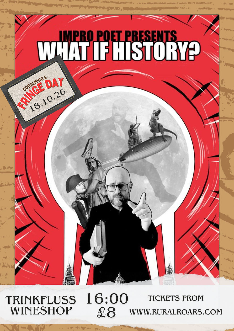 Godalming Fringe Day - Impro Poet Presents - What If History
