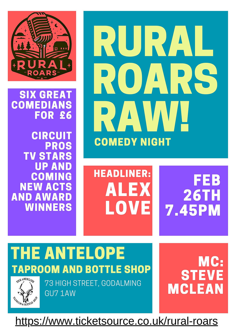 Comedy Night - The Antelope Taproom and Bottle Shop, Godalming