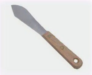 ESPÁTULA DE CANTO AÇO INOX