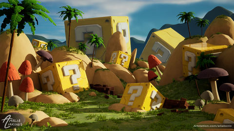 SUPER MARIO RUINS: 3D ENVIRONMENT
