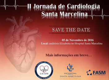 SAVE THE DATE - II Jornada de Cardiologia Santa Marcelina