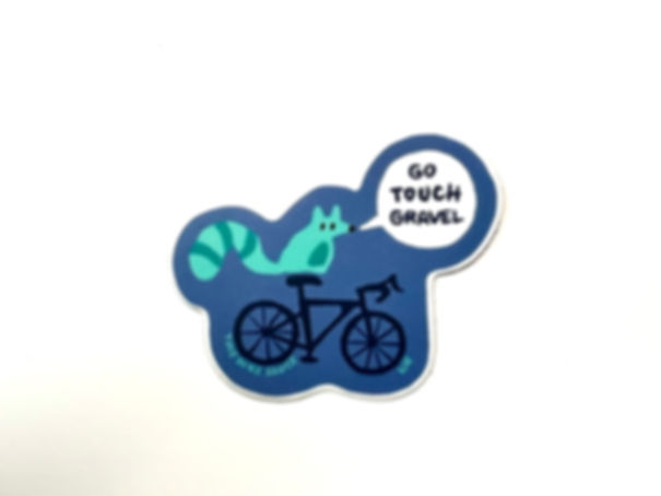 Go Touch Gravel Sticker (5-pack)
