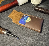 Leather Pouch Wallet practice