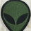 Alien head patch